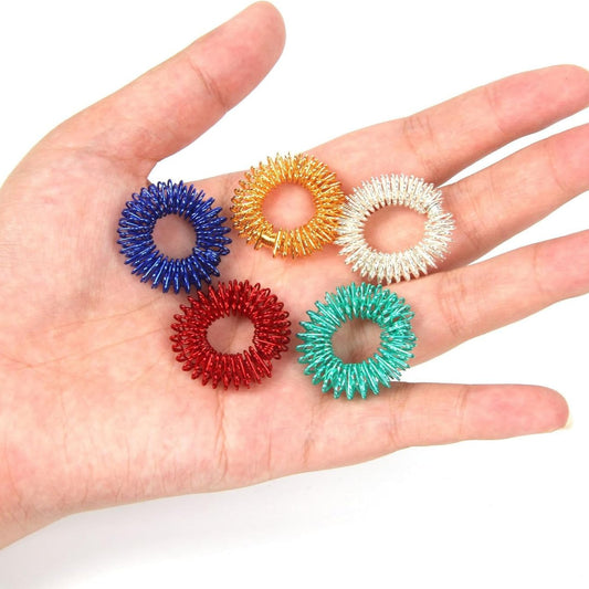 10pcs Finger Stress Reducer Rings