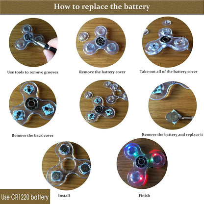 Luminous light Fidget Spinner