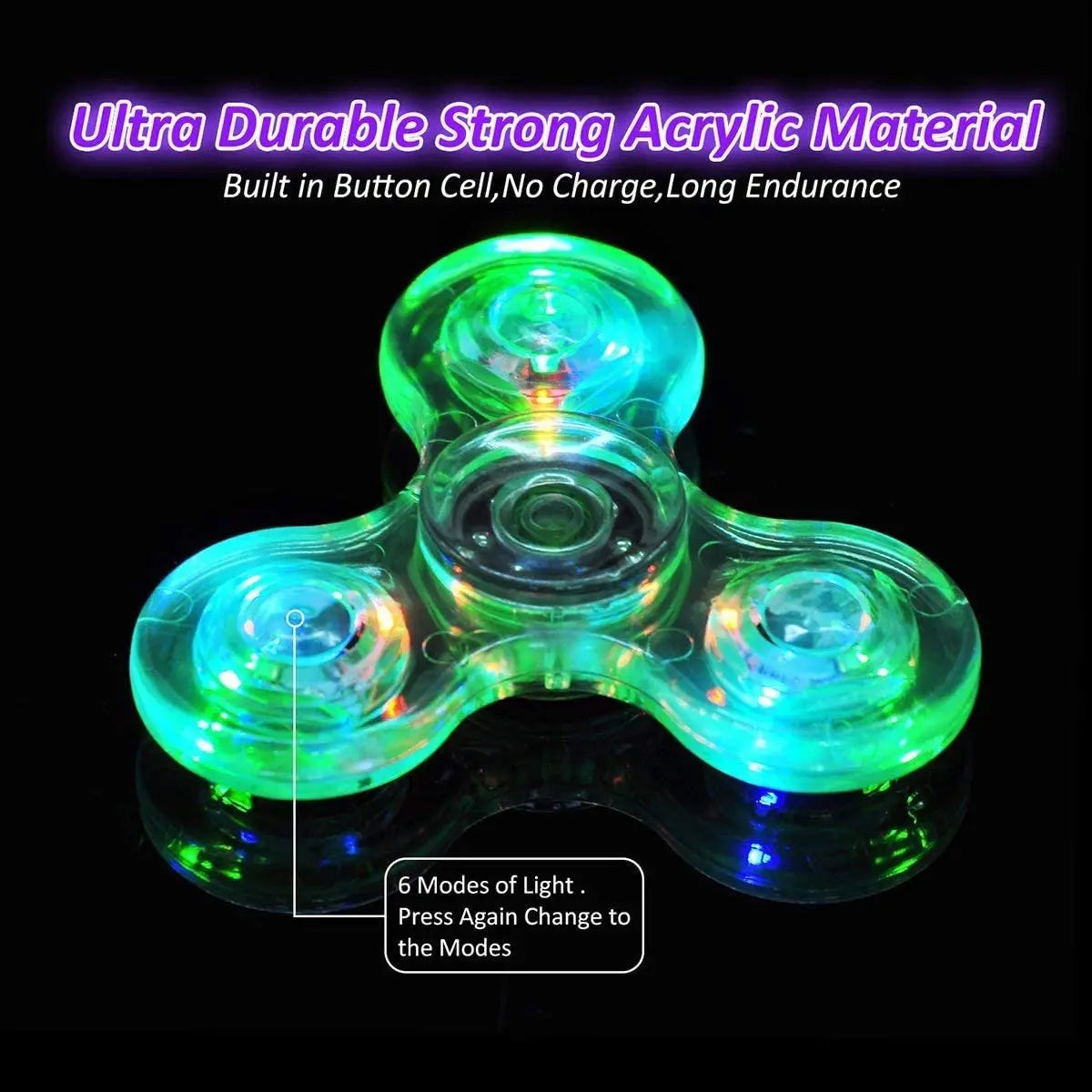 Luminous light Fidget Spinner