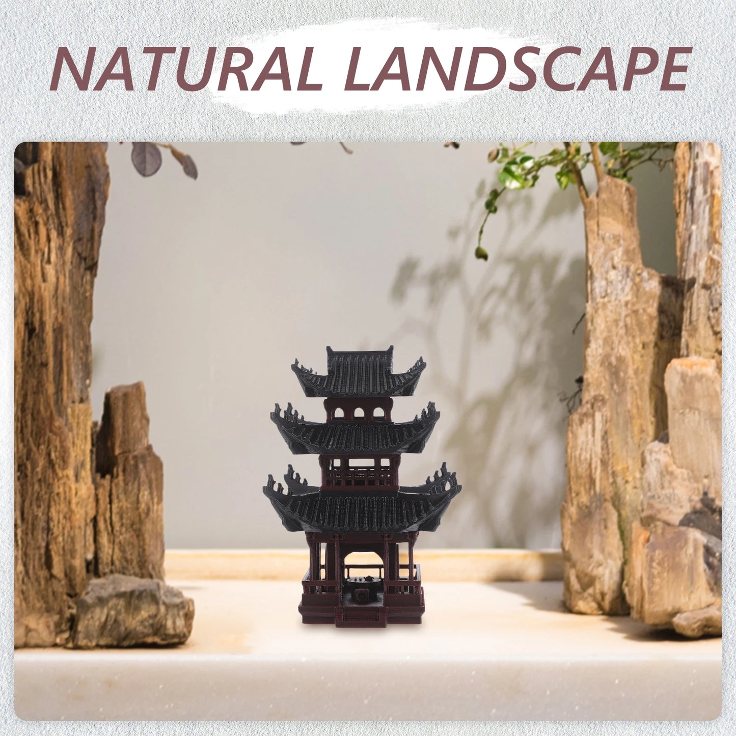Micro Artificial Pavilion Statue