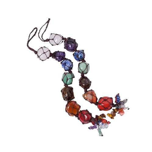 Natural Crystal Chakra Pendant