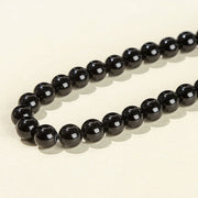 Natural Black Round Spacer Bead