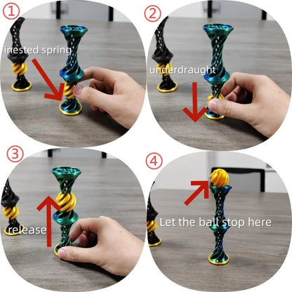3D Printed Impossible Pyramid Fidget Toy