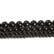 Natural Black Round Spacer Bead