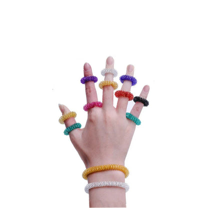 10pcs Finger Stress Reducer Rings