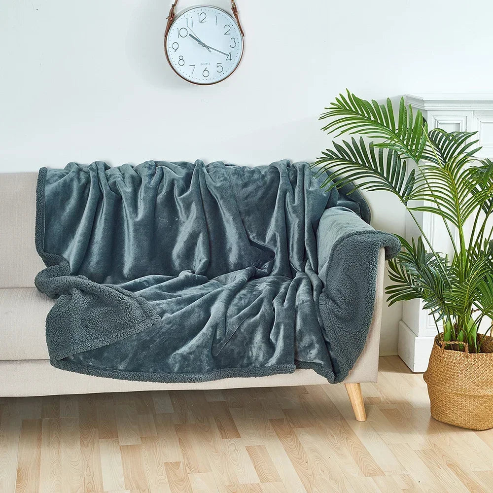 Winter Warm Thickened King Size Blanket