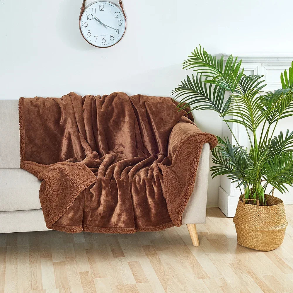 Winter Warm Thickened King Size Blanket