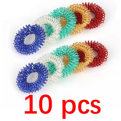 10pcs Finger Stress Reducer Rings