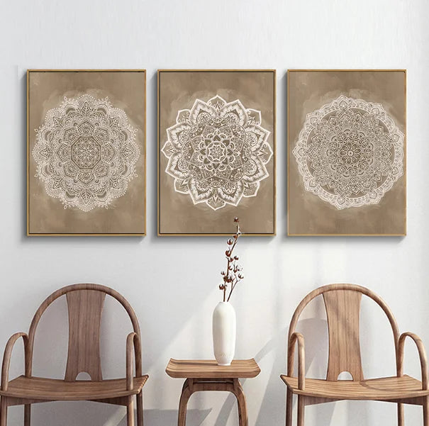Mandala Boho Wall Art